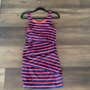 Ann Taylor Loft Striped Petite Dress